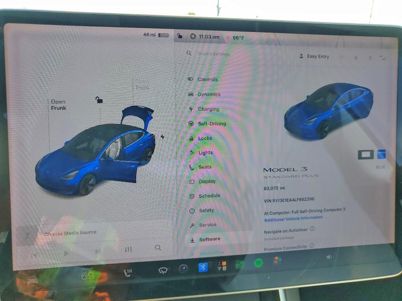 Aukcja sprzedaży 2020 Tesla Model 3, vin: 5YJ3E1EA4LF662398, numer aukcji: 62081446
