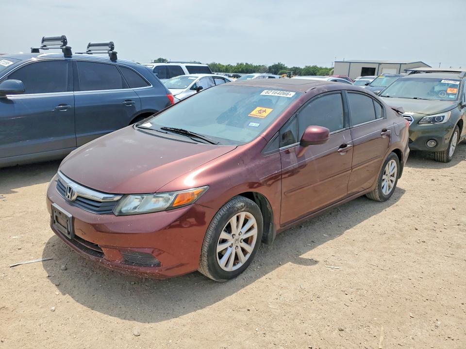 Продаж на аукціоні авто 2012 Honda Civic, vin: 19XFB2F81CE048423, номер лоту: 62164066