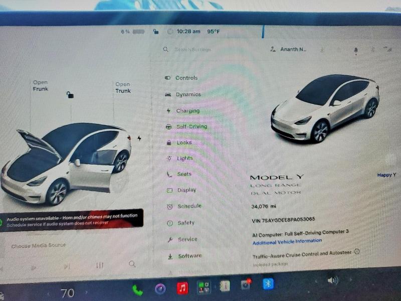 2023 Tesla Model Y მანქანა იყიდება აუქციონზე, vin: 7SAYGDEE8PA053065, აუქციონის ნომერი: 57086306