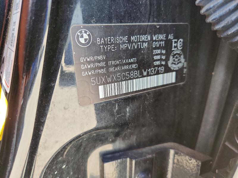 Продажа на аукционе авто 2011 Bmw X3, vin: 5UXWX5C58BLW13719, номер лота: 61506206