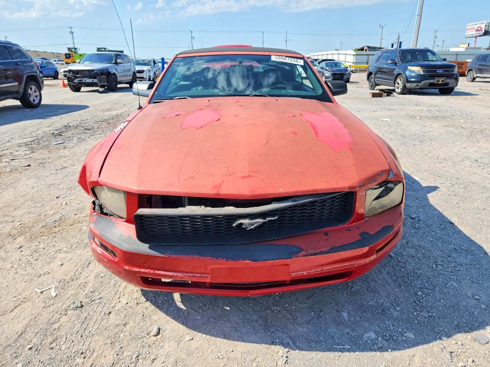 59987656 :رقم المزاد ، 1ZVFT84N175297912 vin ، 2007 Ford Mustang مزاد بيع