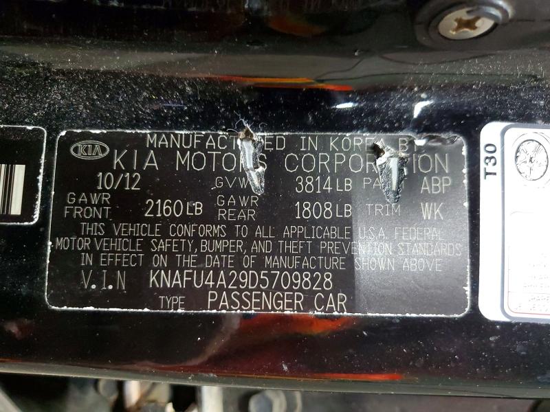 Aukcja sprzedaży 2013 Kia Forte, vin: KNAFU4A29D5709828, numer aukcji: 61733006