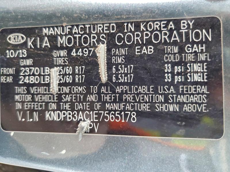 Aukcja sprzedaży 2014 Kia Sportage, vin: KNDPB3AC1E7565178, numer aukcji: 62240086