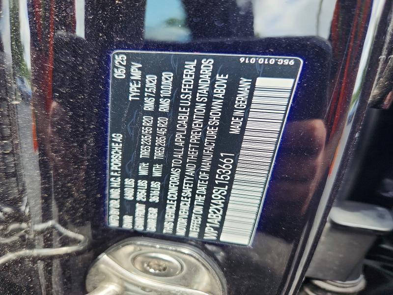 Aukcja sprzedaży 2025 Porsche Macan, vin: WP1AB2XA9SL153661, numer aukcji: 63101776