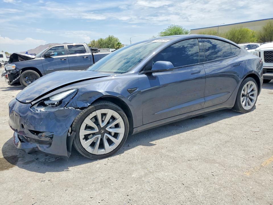 2022 Tesla Model 3 მანქანა იყიდება აუქციონზე, vin: 5YJ3E1EA5NF374831, აუქციონის ნომერი: 61505236