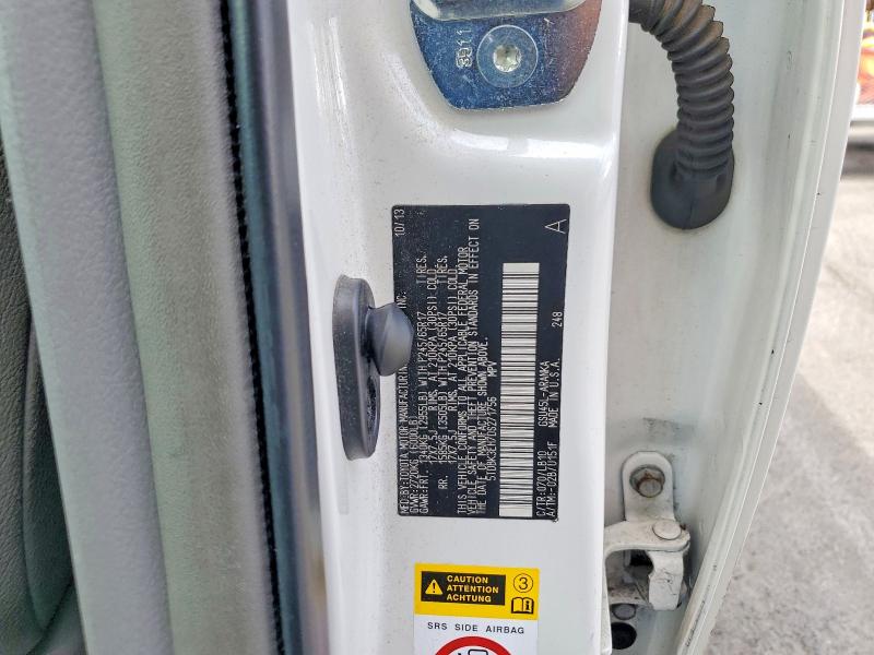 2013 Toyota Highlander მანქანა იყიდება აუქციონზე, vin: 5TDBK3EH7DS271756, აუქციონის ნომერი: 60258866