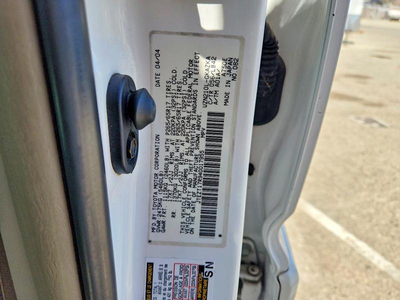 Продажа на аукционе авто 2004 Toyota 4runner, vin: JTEZT17R940017955, номер лота: 61423626