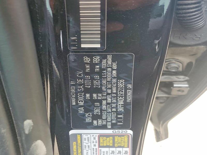 Продажа на аукционе авто 2025 Kia K4, vin: 3KPFW4DE1SE219856, номер лота: 58779176