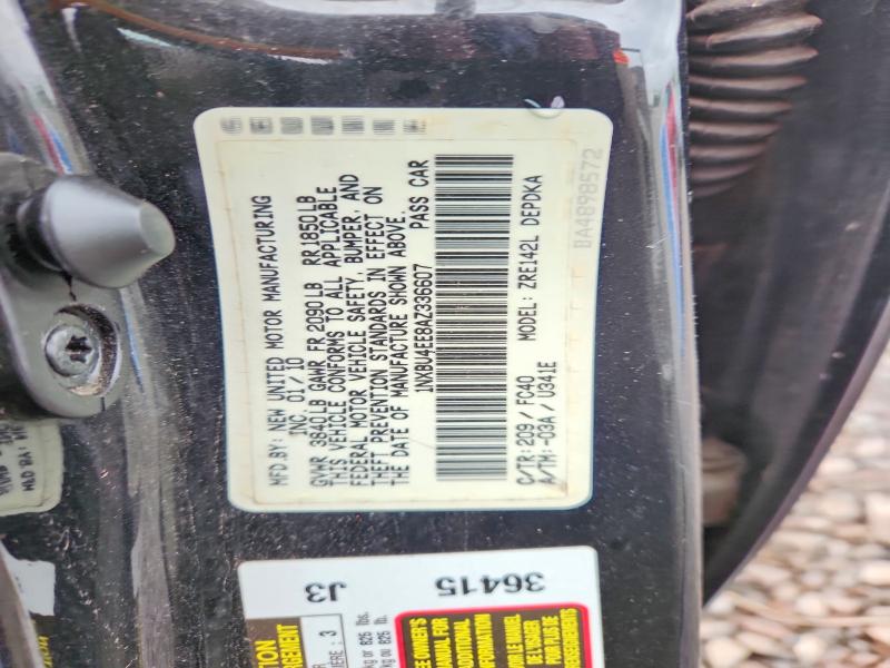 Aukcja sprzedaży 2010 Toyota Corolla, vin: 1NXBU4EE8AZ336607, numer aukcji: 59812406