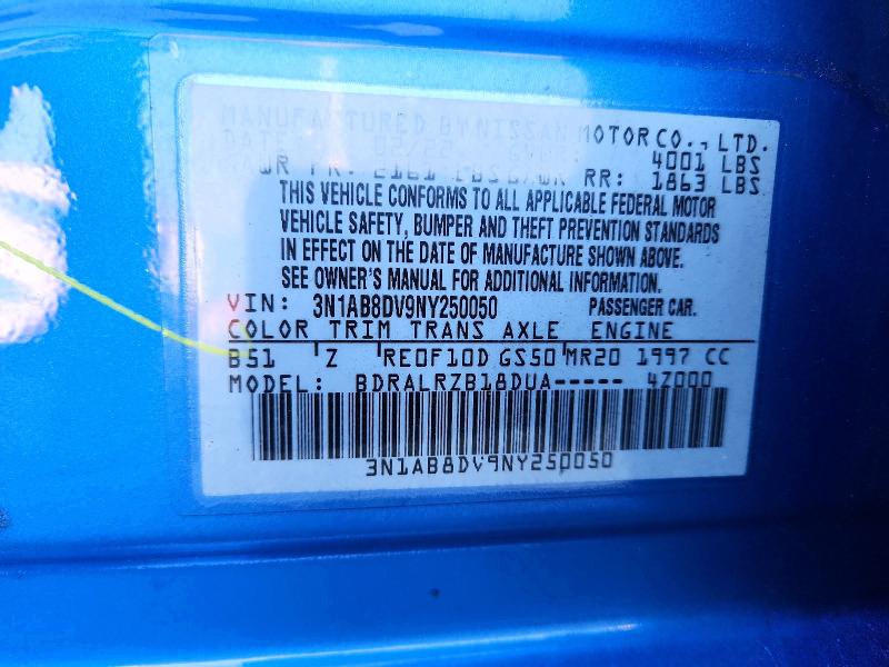 62235356 :رقم المزاد ، 3N1AB8DV9NY250050 vin ، 2022 Nissan Sentra مزاد بيع