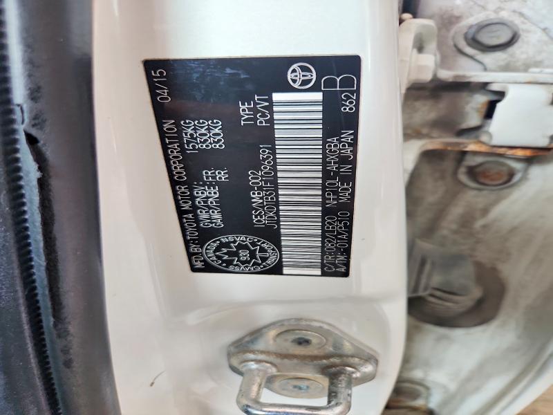 62684706 :رقم المزاد ، JTDKDTB31F1096391 vin ، 2015 Toyota Prius C مزاد بيع