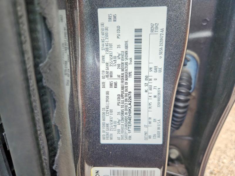 Aukcja sprzedaży 2019 Ford Ranger, vin: 1FTER4EH0KLA22678, numer aukcji: 61420616