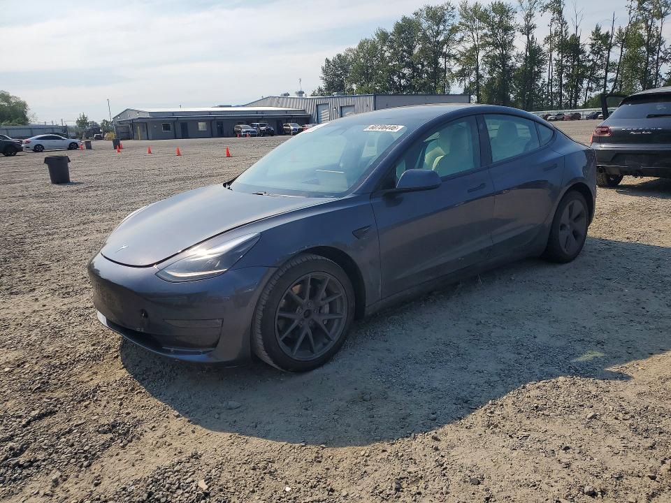 2021 Tesla Model 3 მანქანა იყიდება აუქციონზე, vin: 5YJ3E1EB5MF051077, აუქციონის ნომერი: 60706446