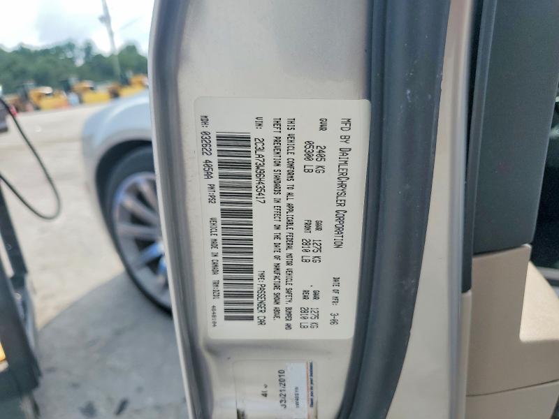 Aukcja sprzedaży 2006 Chrysler 300c, vin: 2C3LA73W96H435417, numer aukcji: 62078126