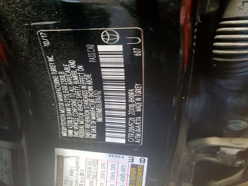 60126826 :رقم المزاد ، NMTKHMBX6JR040762 vin ، 2018 Toyota C-hr مزاد بيع
