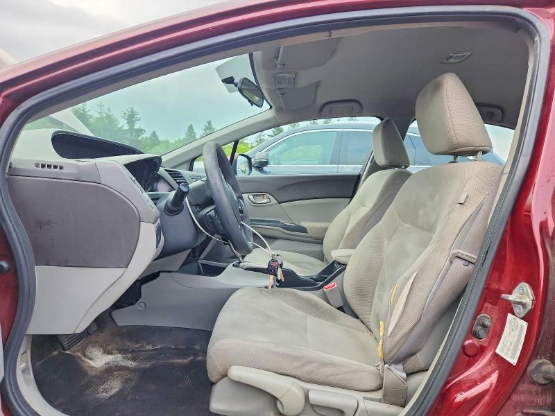 Продаж на аукціоні авто 2012 Honda Civic, vin: 2HGFB2F42CH026255, номер лоту: 62633986