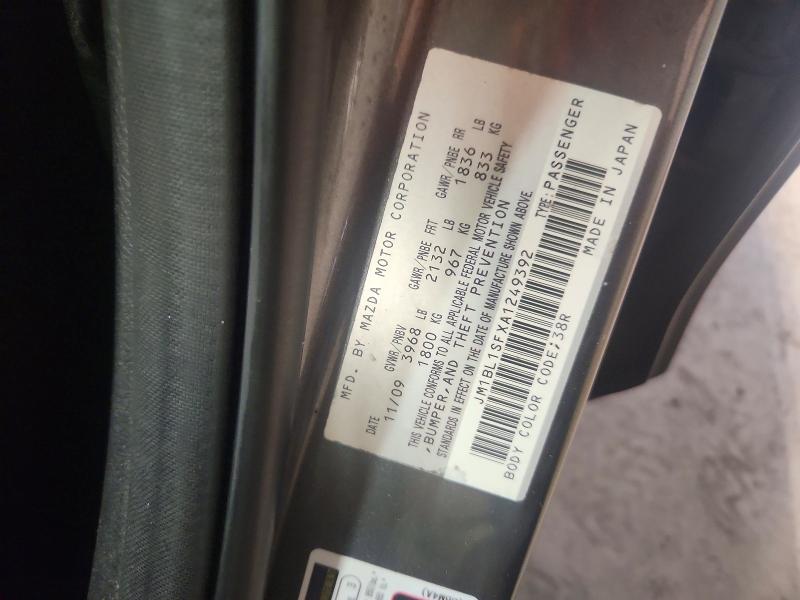 61378086 :رقم المزاد ، JM1BL1SFXA1249392 vin ، 2010 Mazda 3 مزاد بيع