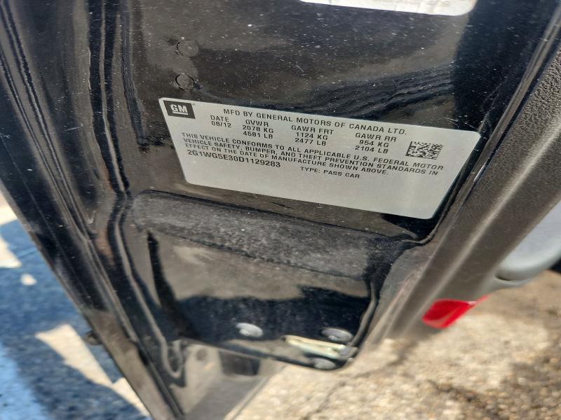 62330426 :رقم المزاد ، 2G1WG5E30D1129283 vin ، 2013 Chevrolet Impala مزاد بيع