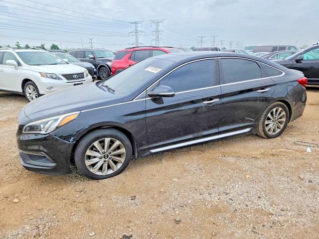 61143916 :رقم المزاد ، 5NPE34AF5HH534715 vin ، 2017 Hyundai Sonata مزاد بيع