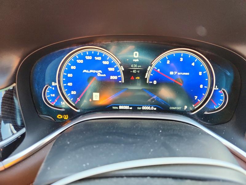 2018 Bmw 740 მანქანა იყიდება აუქციონზე, vin: WBA7E2C51JG741976, აუქციონის ნომერი: 58931376