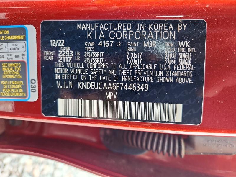 Продаж на аукціоні авто 2023 Kia Seltos, vin: KNDEUCAA6P7446349, номер лоту: 61803296