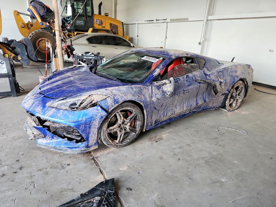 59663556 :رقم المزاد ، 1G1Y72D42L5109129 vin ، 2020 Chevrolet Corvette مزاد بيع