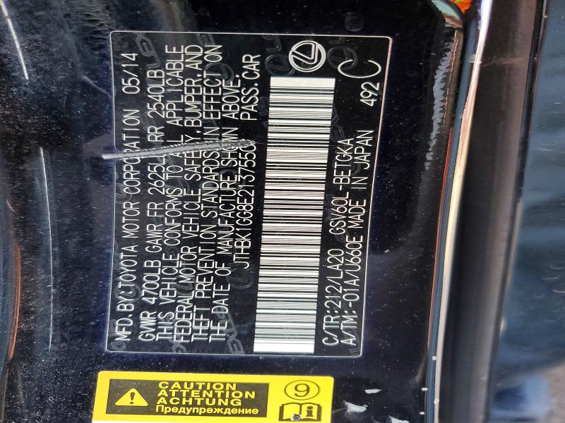 Продаж на аукціоні авто 2014 Lexus Es, vin: JTHBK1GG8E2137550, номер лоту: 59909956