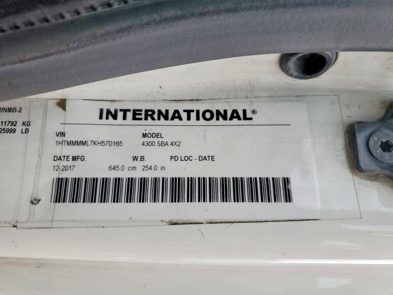 Aukcja sprzedaży 2019 International 4000, vin: 1HTMMMML7KH570165, numer aukcji: 63028486