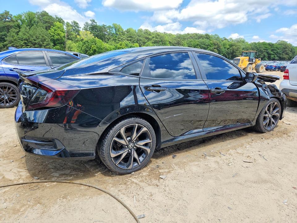 59780616 :رقم المزاد ، 2HGFC2F83KH500597 vin ، 2019 Honda Civic مزاد بيع