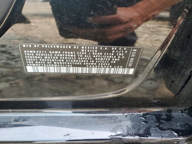 Продаж на аукціоні авто 2013 Volkswagen Jetta, vin: 3VWDP7AJ0DM421164, номер лоту: 61554486