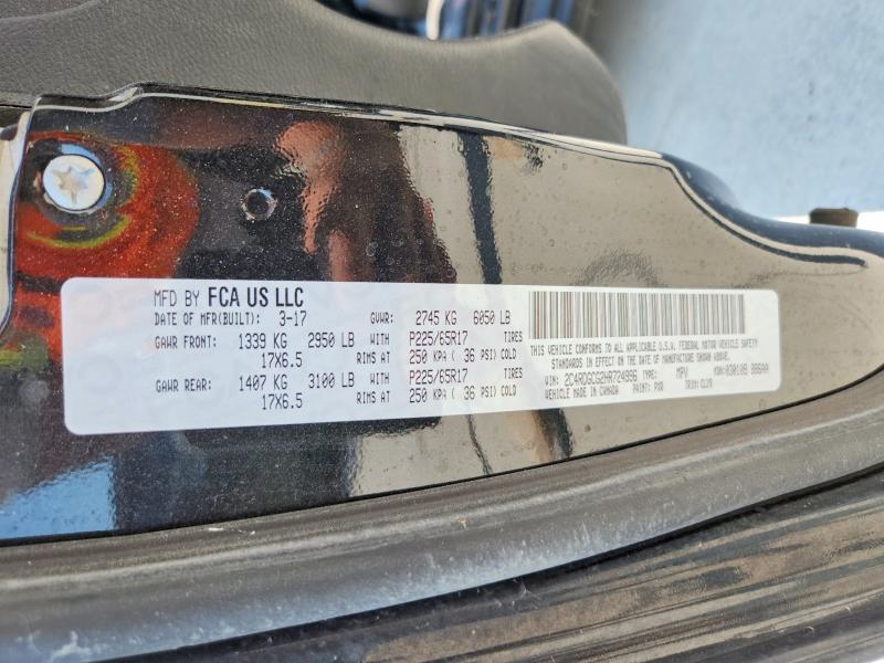 Aukcja sprzedaży 2017 Dodge Grand Caravan, vin: 2C4RDGCG2HR724996, numer aukcji: 59868056