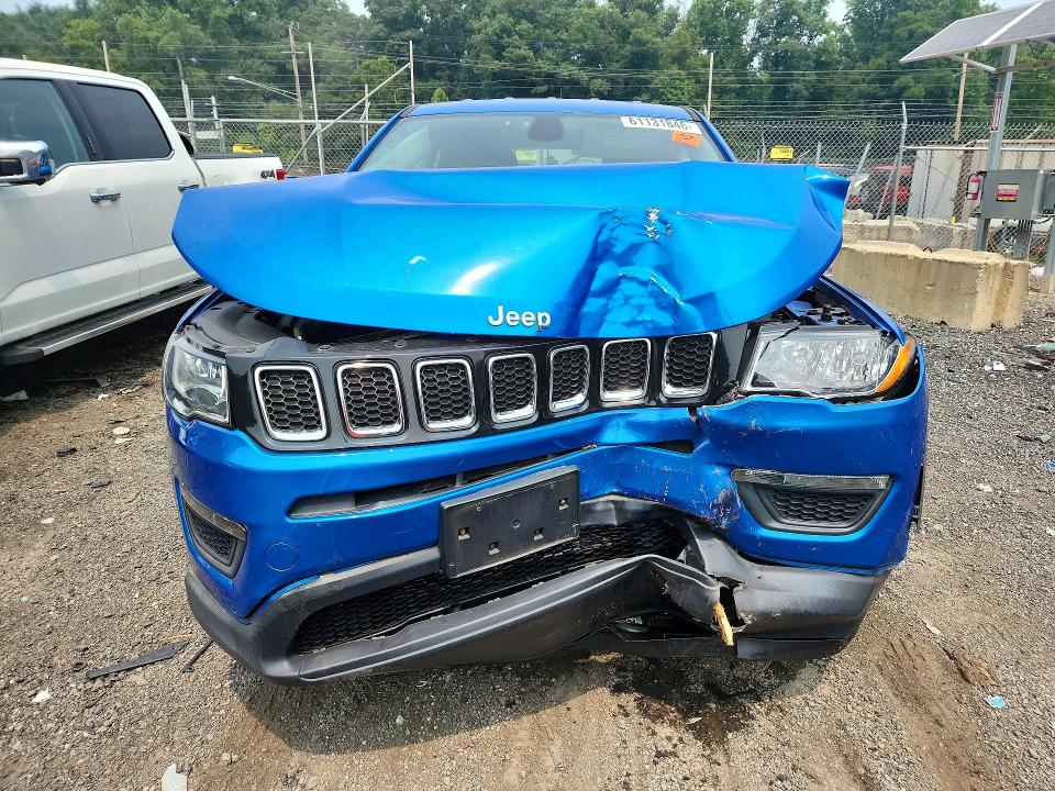 2021 Jeep Compass მანქანა იყიდება აუქციონზე, vin: 3C4NJDAB5MT540026, აუქციონის ნომერი: 61131846