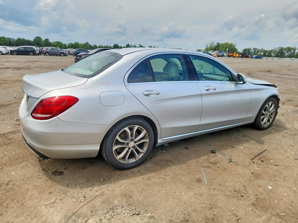 2015 Mercedes-benz C მანქანა იყიდება აუქციონზე, vin: 55SWF4JB1FU091806, აუქციონის ნომერი: 61853986