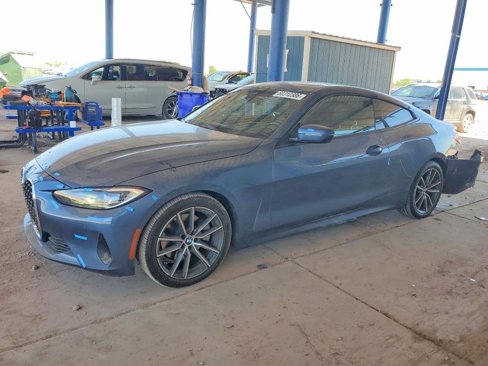 2022 Bmw 430i მანქანა იყიდება აუქციონზე, vin: WBA53AP0XNCK81686, აუქციონის ნომერი: 60312386