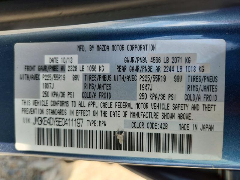 Продаж на аукціоні авто 2014 Mazda Cx-5, vin: JM3KE4DY5E0411197, номер лоту: 60670506