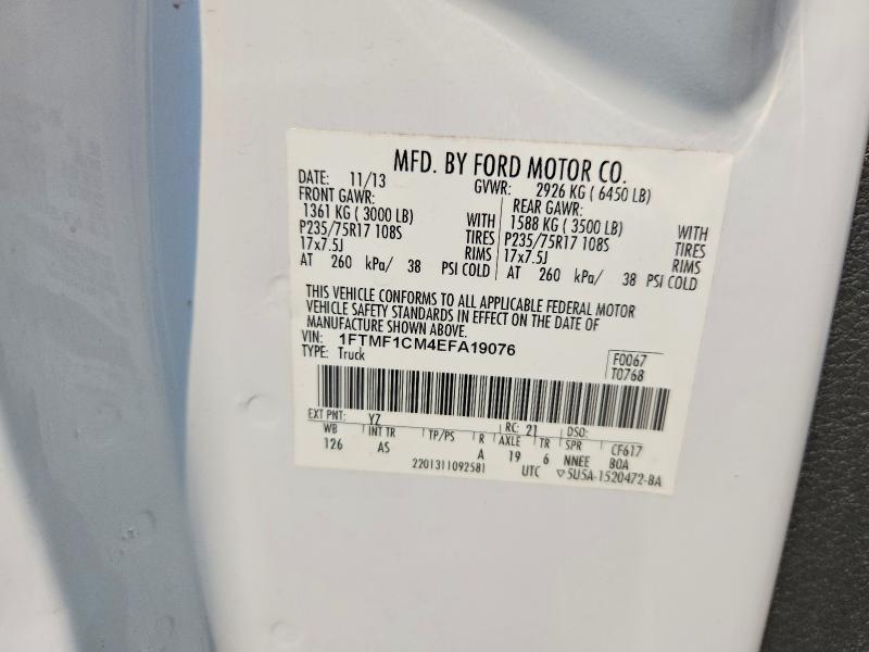Aukcja sprzedaży 2014 Ford F150, vin: 1FTMF1CM4EFA19076, numer aukcji: 63290196