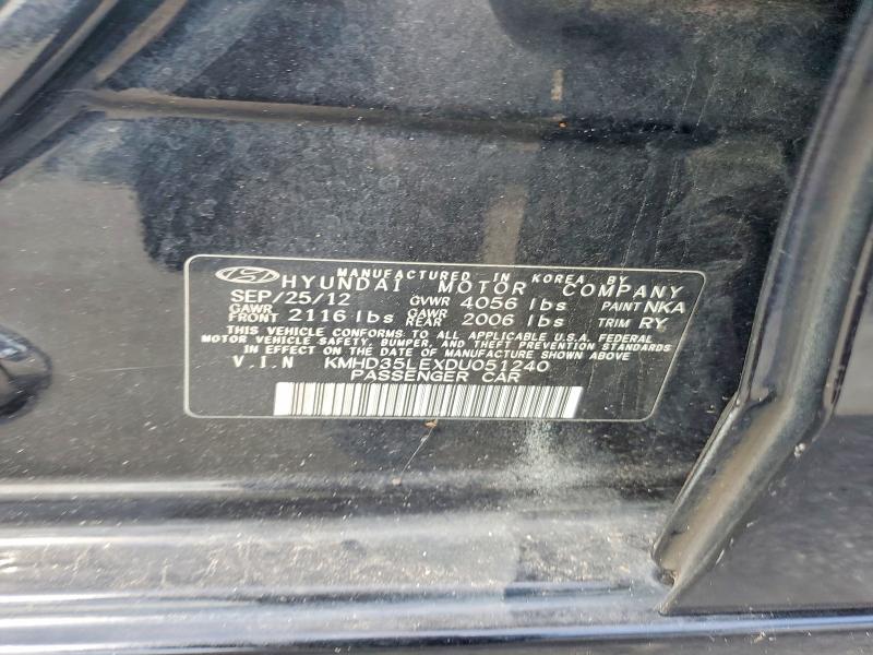 62056606 :رقم المزاد ، KMHD35LEXDU051240 vin ، 2013 Hyundai Elantra Gt مزاد بيع