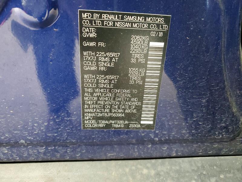 Продажа на аукционе авто 2018 Nissan Rogue, vin: KNMAT2MT8JP563964, номер лота: 61141666