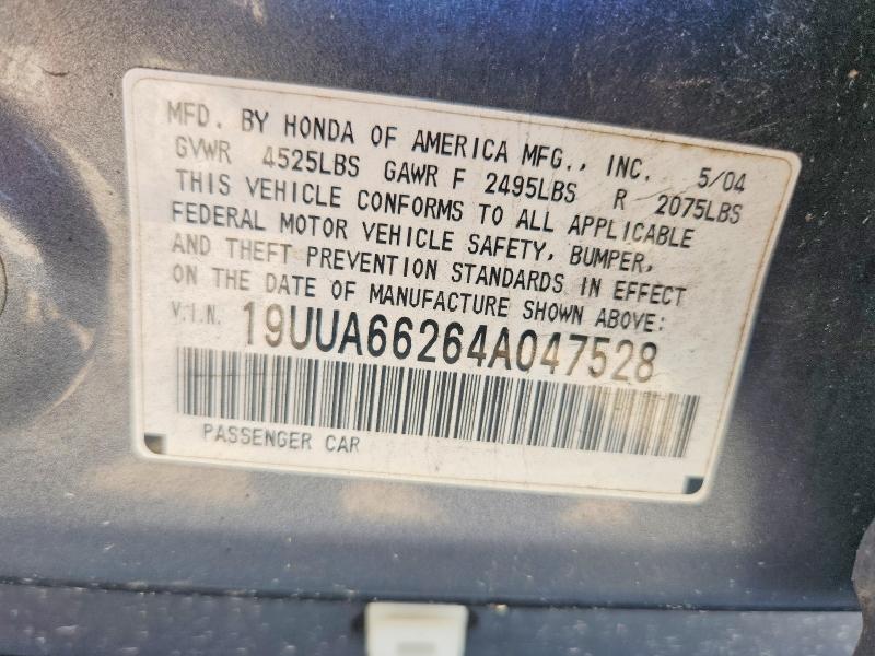 Продажа на аукционе авто 2004 Acura Tl, vin: 19UUA66264A047528, номер лота: 61770556