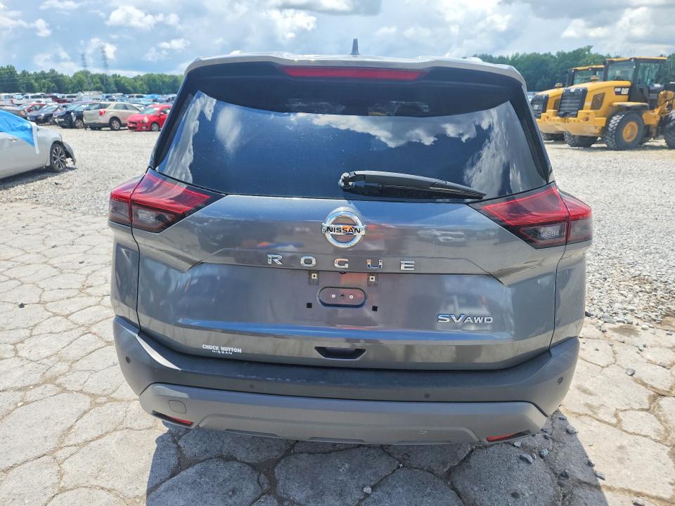 60990926 :رقم المزاد ، 5N1AT3BB3MC805504 vin ، 2021 Nissan Rogue مزاد بيع