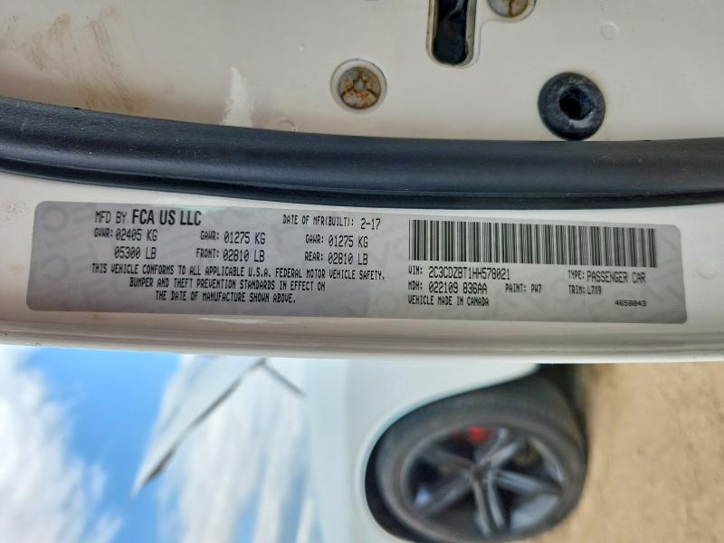 Продаж на аукціоні авто 2017 Dodge Challenger, vin: 2C3CDZBT1HH578021, номер лоту: 62158356