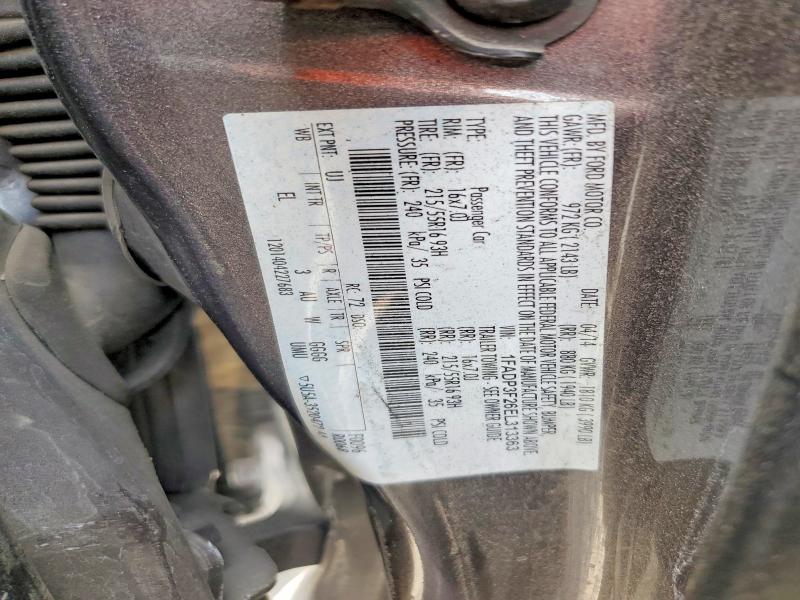 Aukcja sprzedaży 2014 Ford Focus, vin: 1FADP3F26EL313363, numer aukcji: 62222056