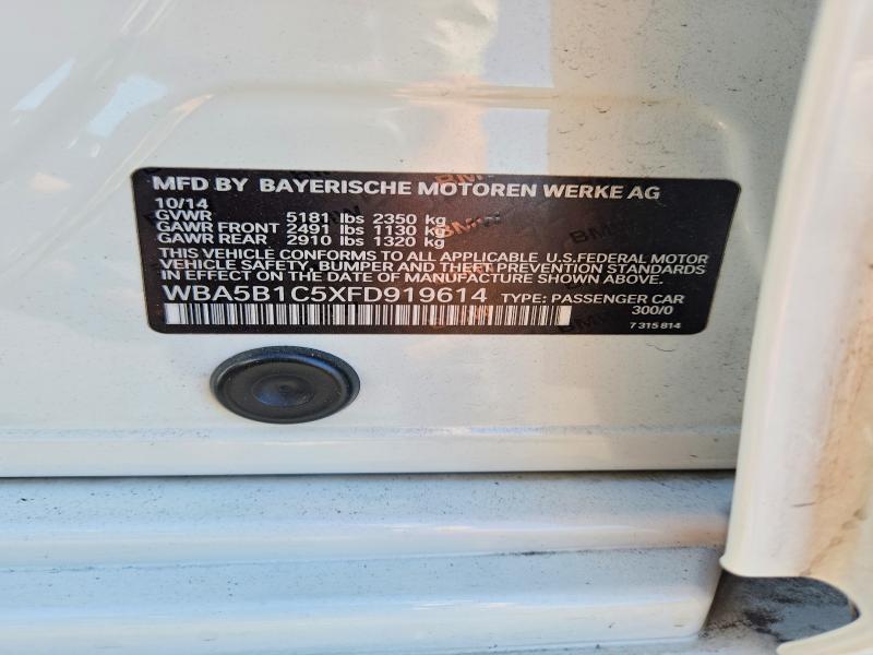 60957776 :رقم المزاد ، WBA5B1C5XFD919614 vin ، 2015 Bmw 535 مزاد بيع