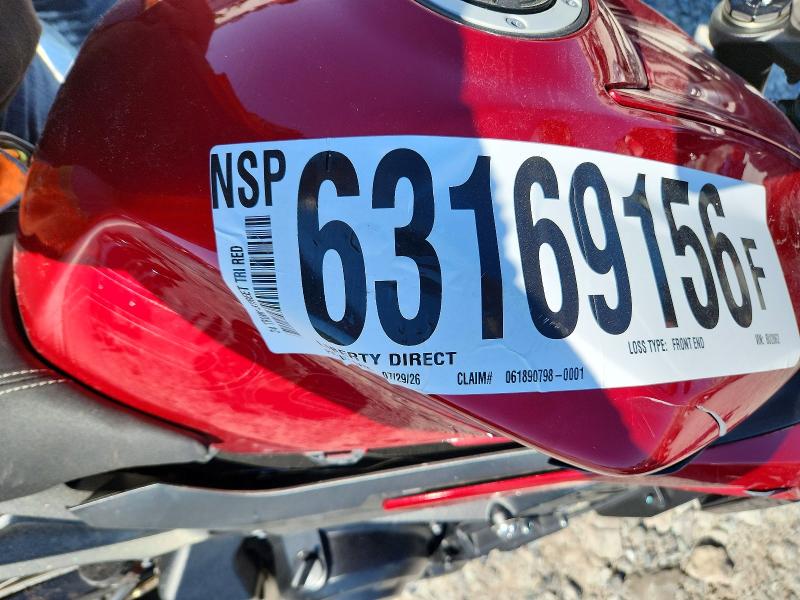 63169156 :رقم المزاد ، SMTA614KXRTBU2862 vin ، 2024 Triumph Motorcycle Street Triple مزاد بيع