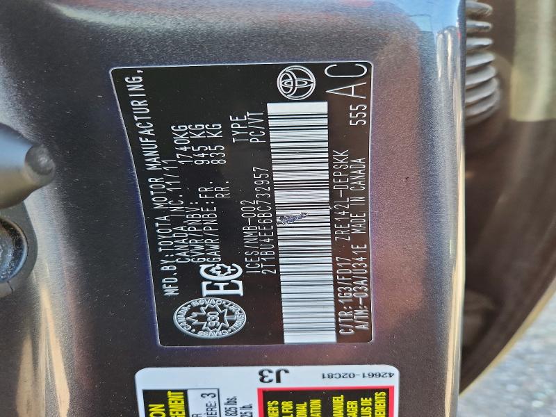Продаж на аукціоні авто 2011 Toyota Corolla, vin: 2T1BU4EE6BC732957, номер лоту: 60372586