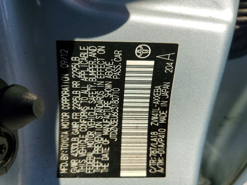 Продаж на аукціоні авто 2012 Toyota Prius V, vin: JTDZN3EU6C3180710, номер лоту: 61558176