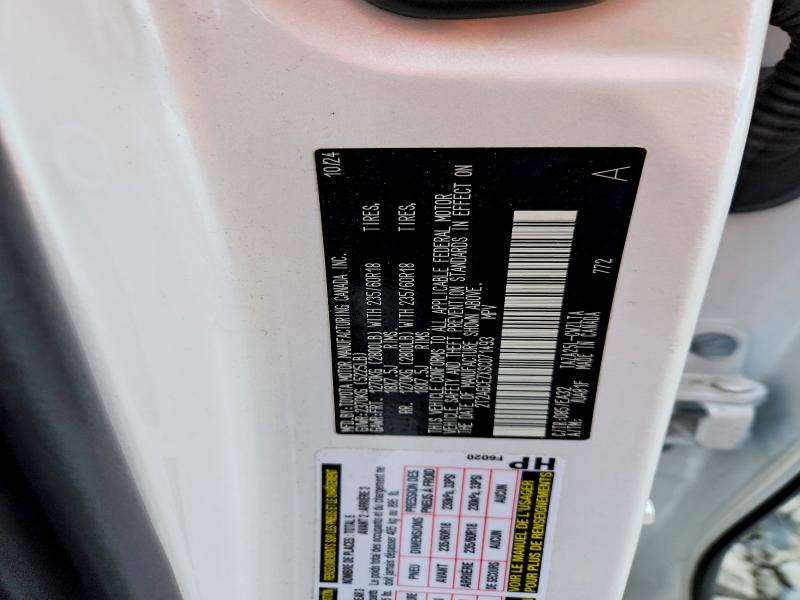 62852346 :رقم المزاد ، 2T2AGCEZXSC071493 vin ، 2025 Lexus Nx 350 مزاد بيع