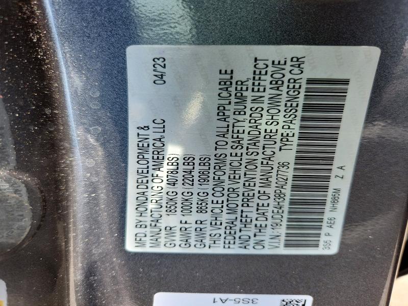 Aukcja sprzedaży 2023 Acura Integra, vin: 19UDE4H38PA027736, numer aukcji: 85988825