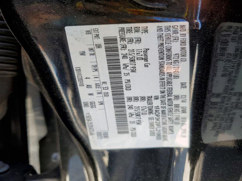 Продажа на аукционе авто 2015 Ford Focus, vin: 1FADP3K29FL210655, номер лота: 59871516