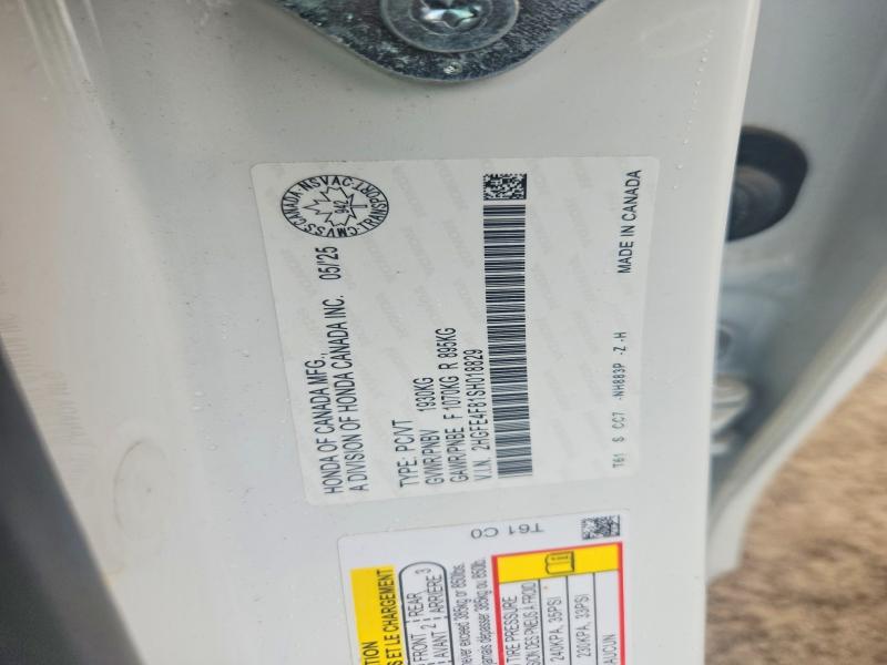 Продаж на аукціоні авто 2025 Honda Civic, vin: 2HGFE4F81SH018829, номер лоту: 60136706